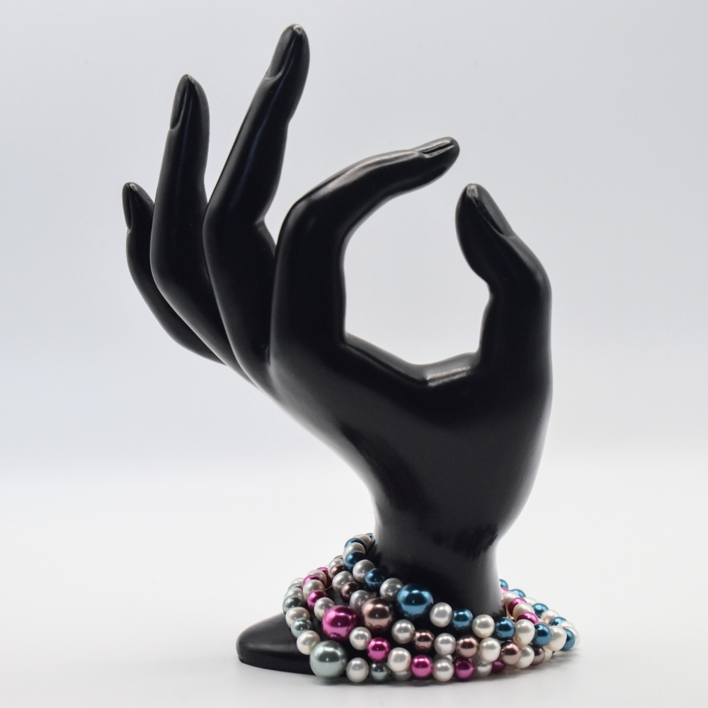 Chic Multicolor Pearl Beaded Bracelets